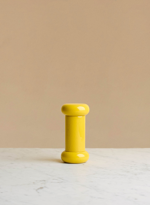 Salt & Pepper Grinder Beech Wood Yellow