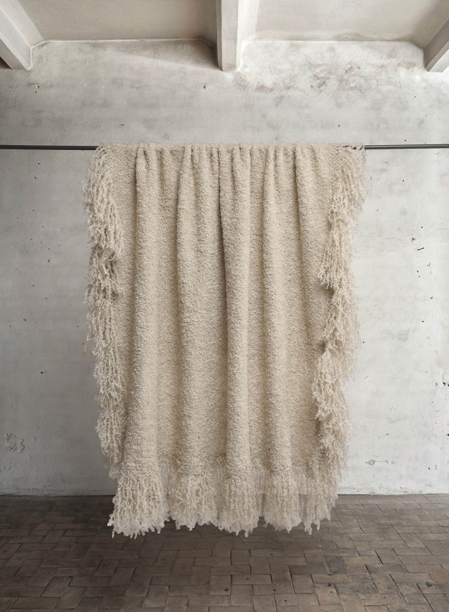 Beige Throw