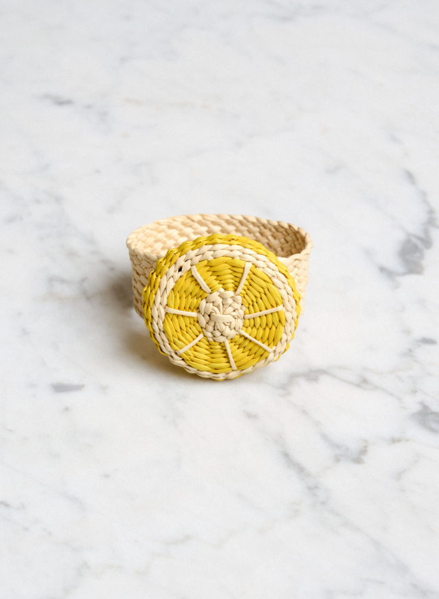 Napkin Ring Half Lemon