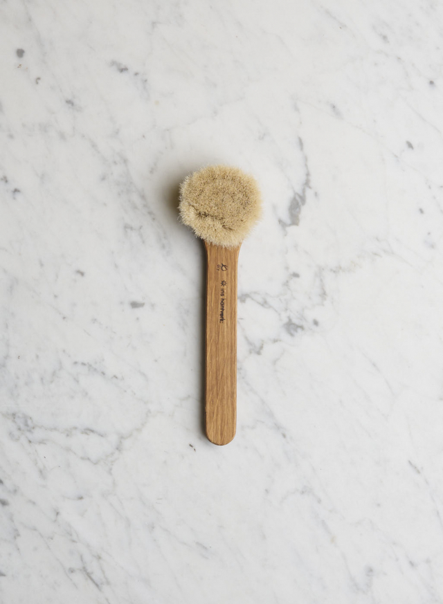 Face Brush Goat Hair Dry