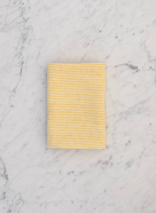 Kitchen Towel  Yellow Stripe