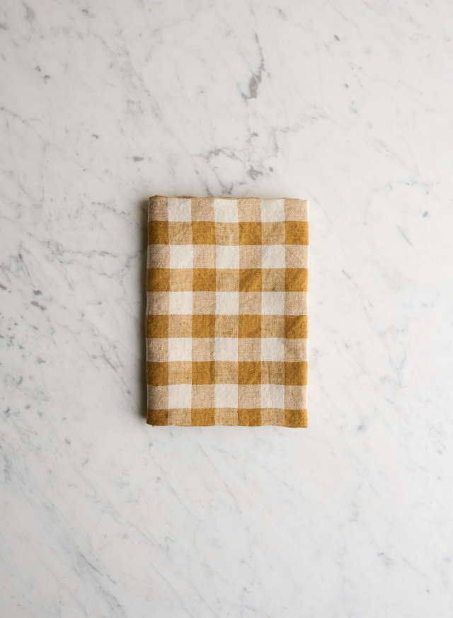 Kitchen Towel  Curcuma Medium Gingham