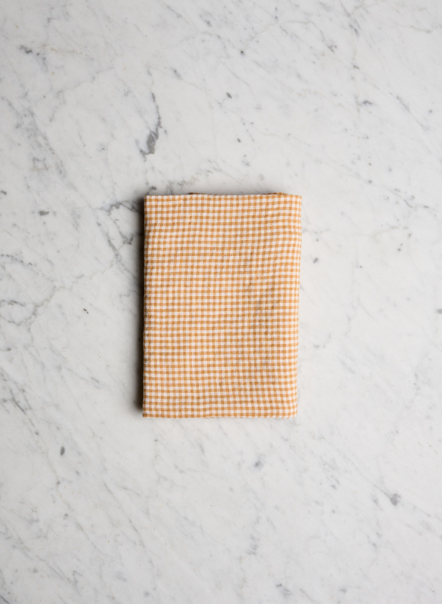 Kitchen Towel Saffron Tiny Gingham