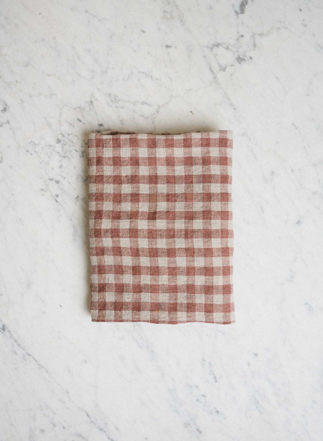 Kitchen Towel Cappuccino Gingham