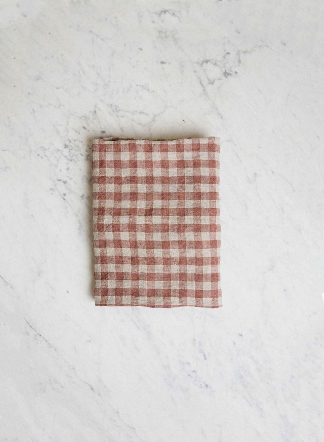 Kitchen Towel Cappuccino Gingham