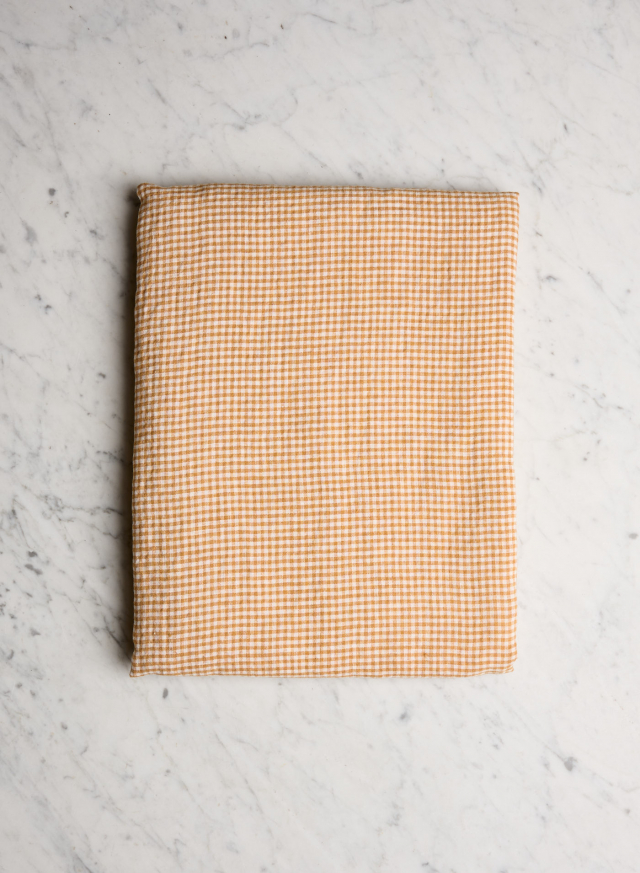 Tablecloth Saffron Tiny Gingham