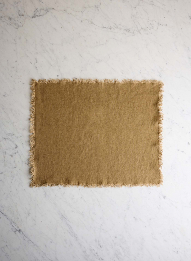 Placemat Linen Mustard