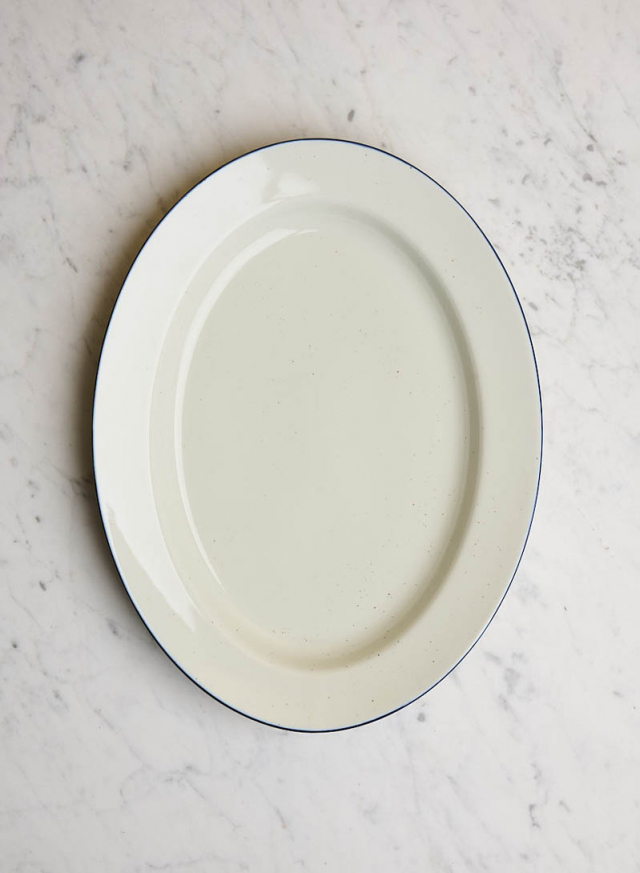 Serving Platter Ovanåker Blue