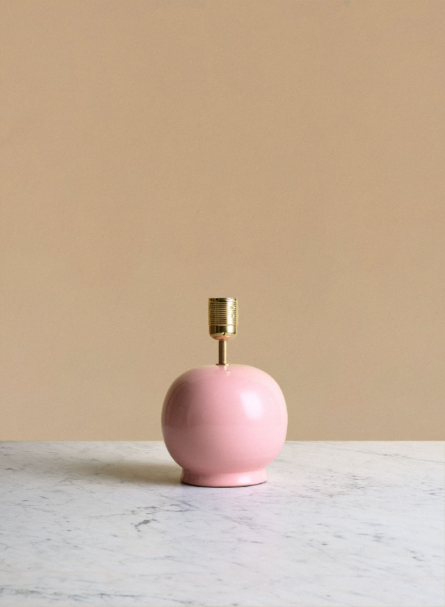 Lamp base Tondo Piccolo Rosa