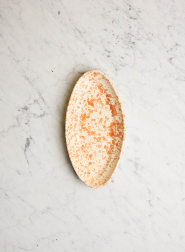 Serving Platter Piccolo Spruzzi Arancio
