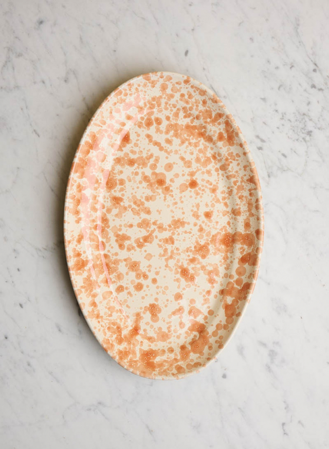 Serving Platter Spruzzi Arancio