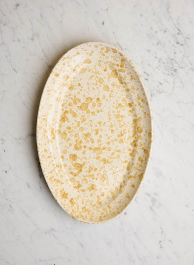 Serving Platter Spruzzi Ambra