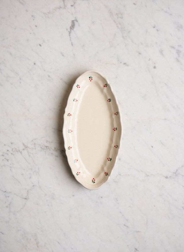 Serving Platter Piccolo Baccellato Sorbo