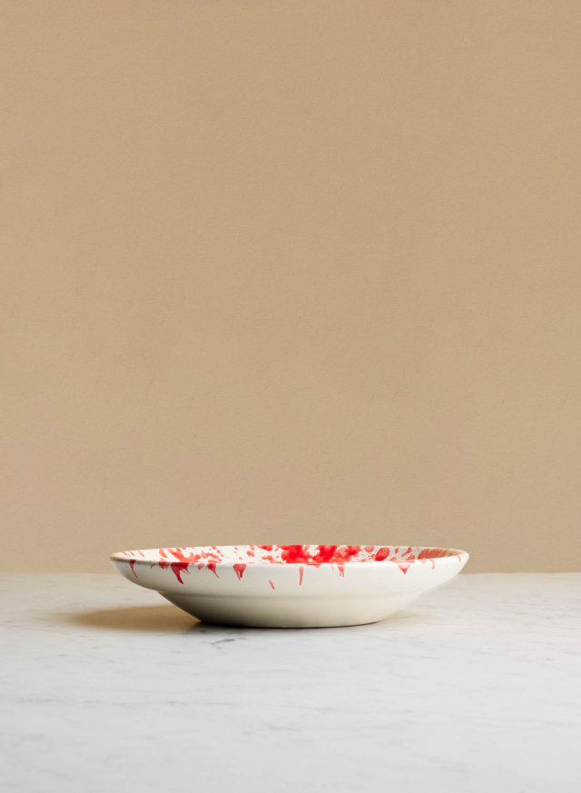 Deep Plate Spruzzi Red
