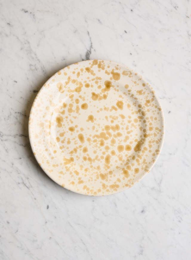 Dinner Plate Spruzzi Ambra