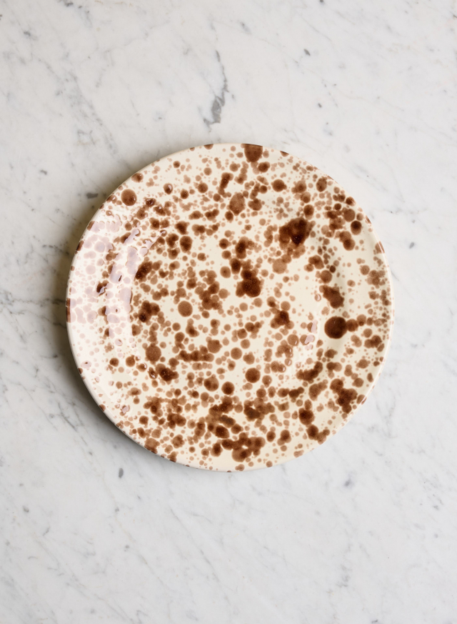 Dinner Plate Spruzzi Cioccolato