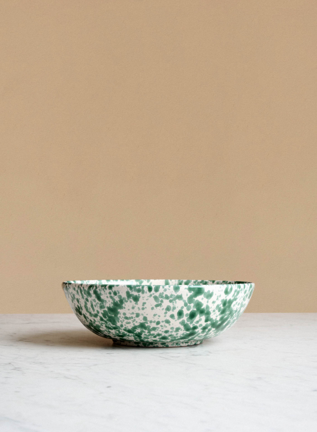 Serving Bowl Spruzzi Muschio