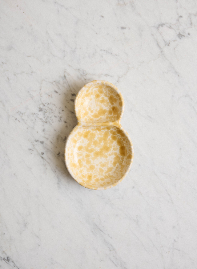 Olive Bowl Spruzzi Ambra