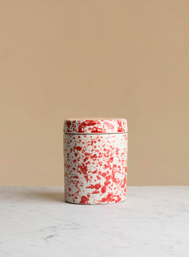 Storage Jar Spruzzi Red