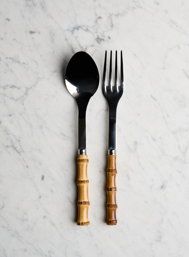 Salad Servers Bamboo