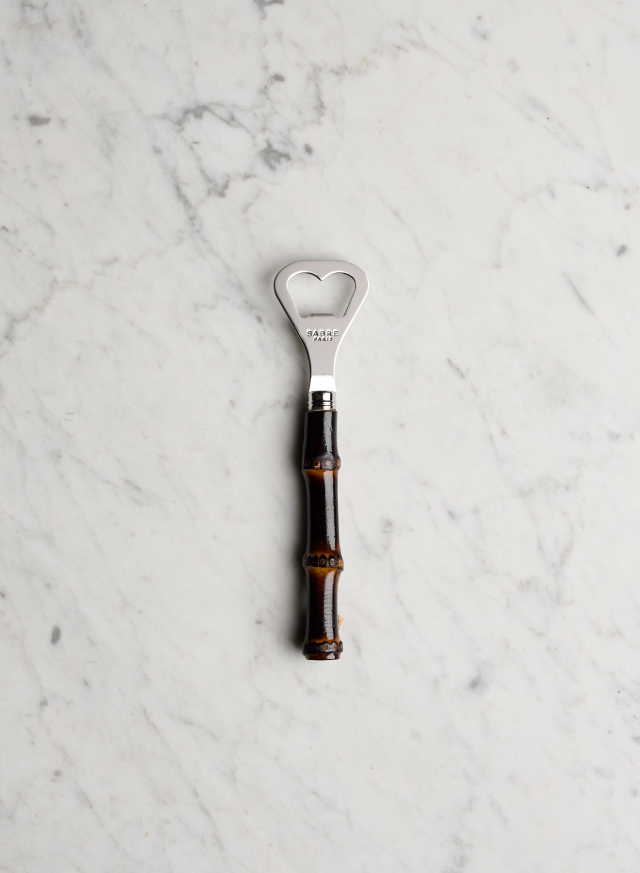 Bottle opener Dark Bamboo