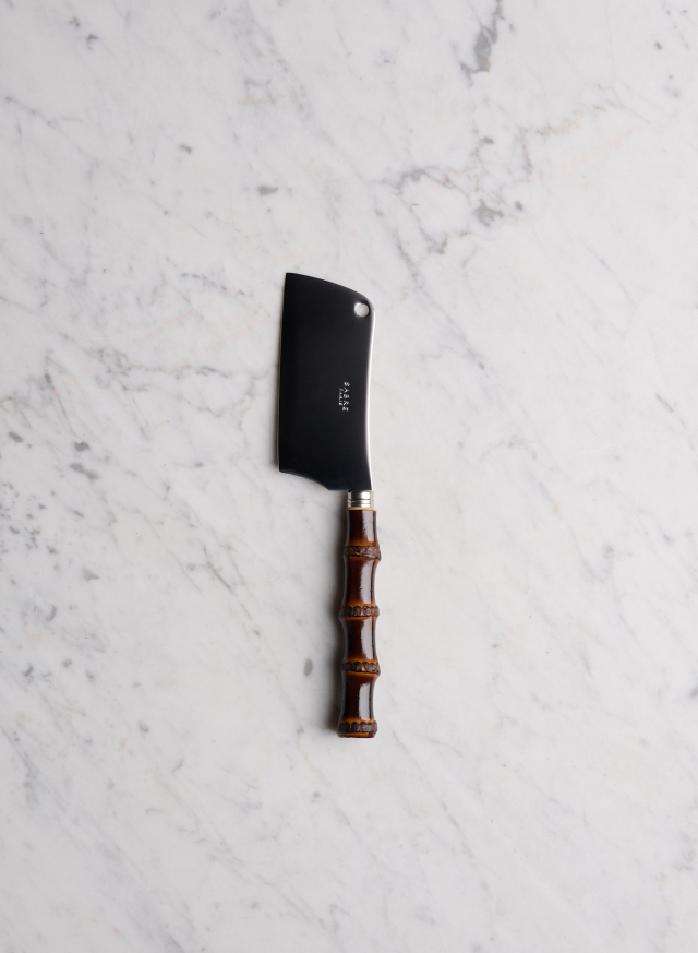 Cheese cleaver Dark Bamboo