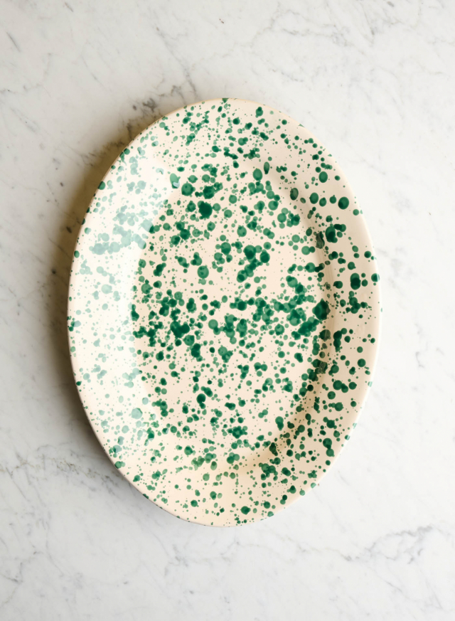 Serving Platter Grande Spruzzi Verde