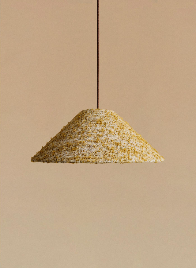 Pendant Lamp Ampio Amber/Brown
