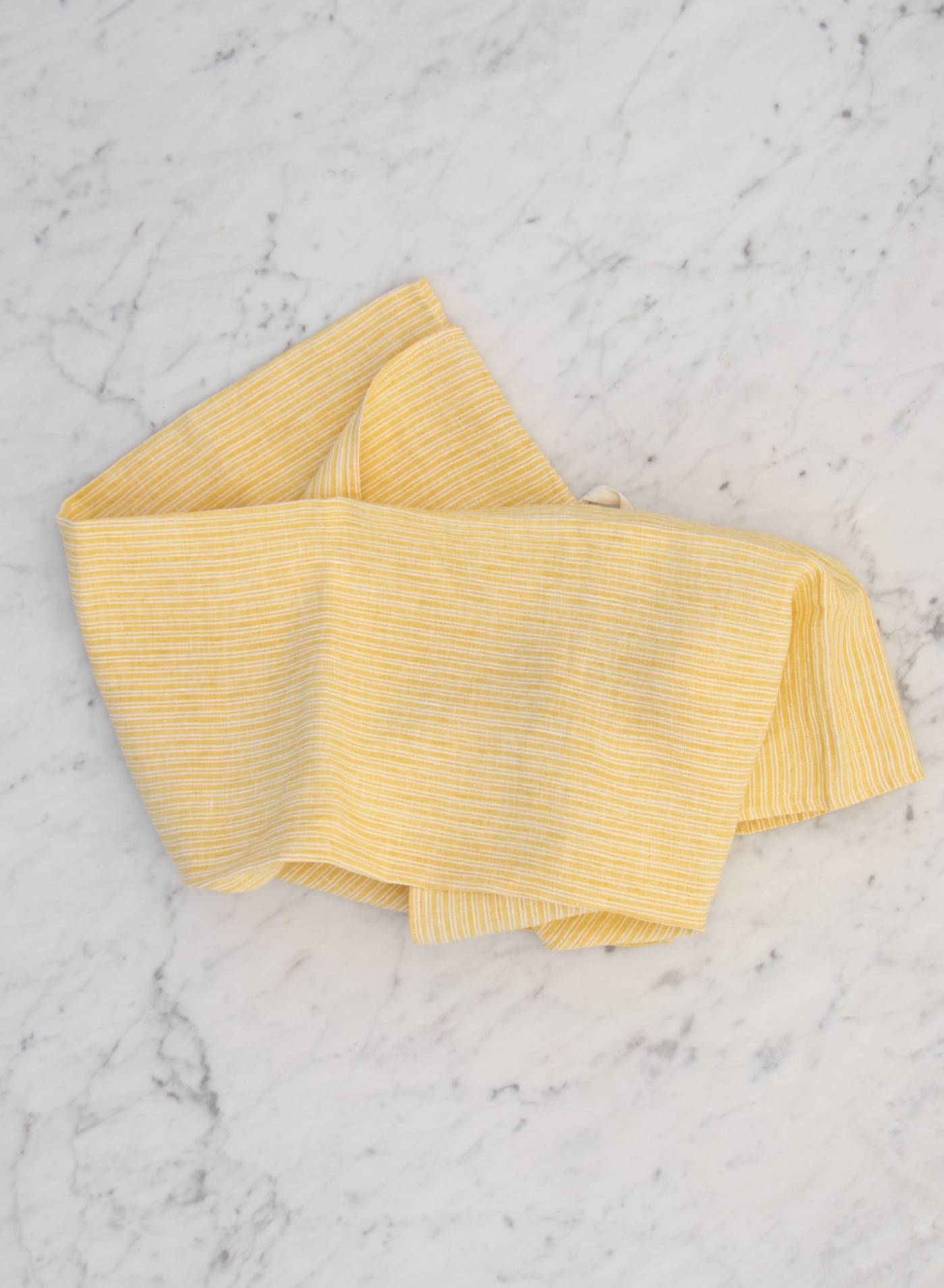 Kitchen Towel  Yellow Stripe