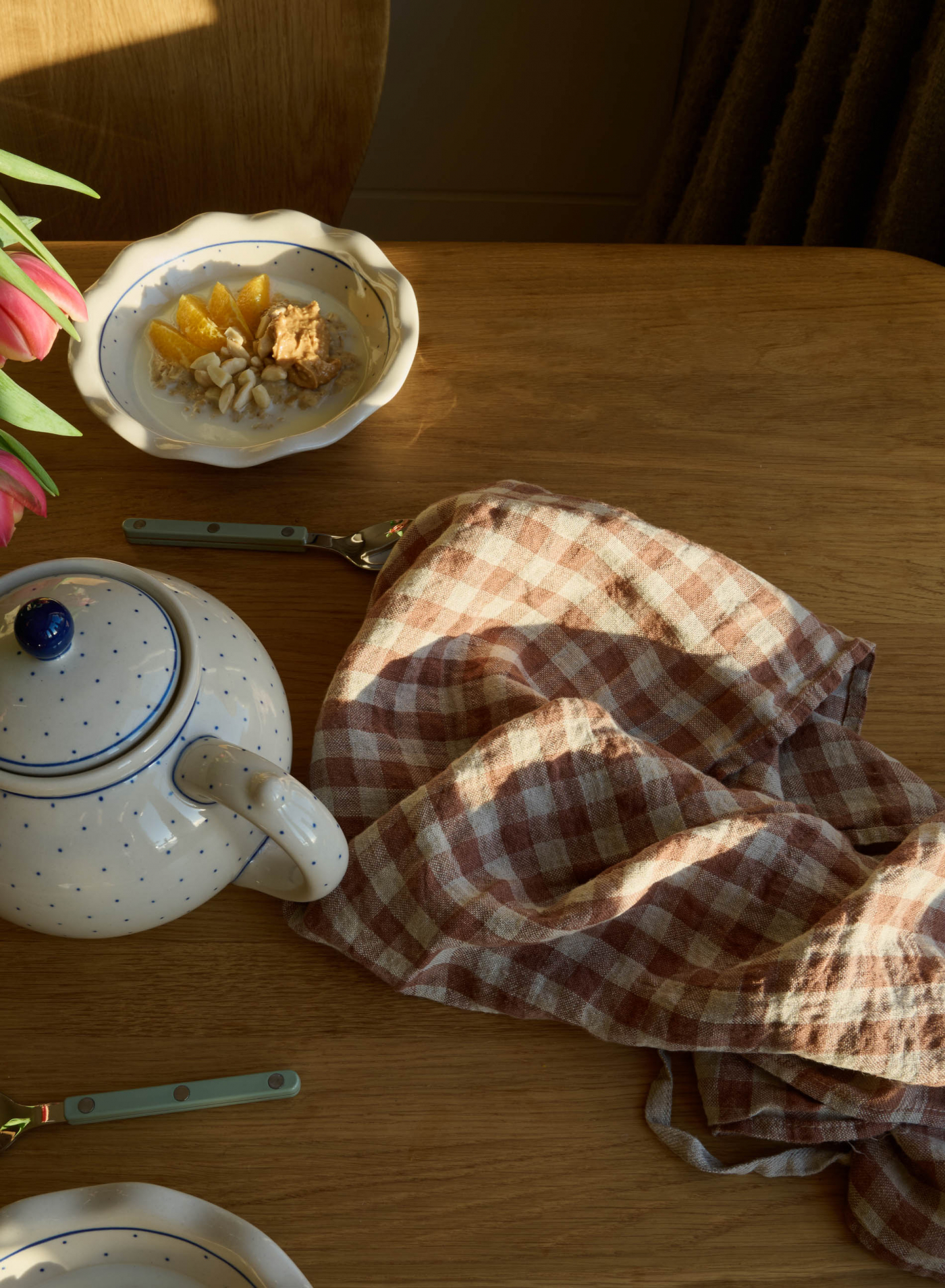 Kitchen Towel Cappuccino Gingham