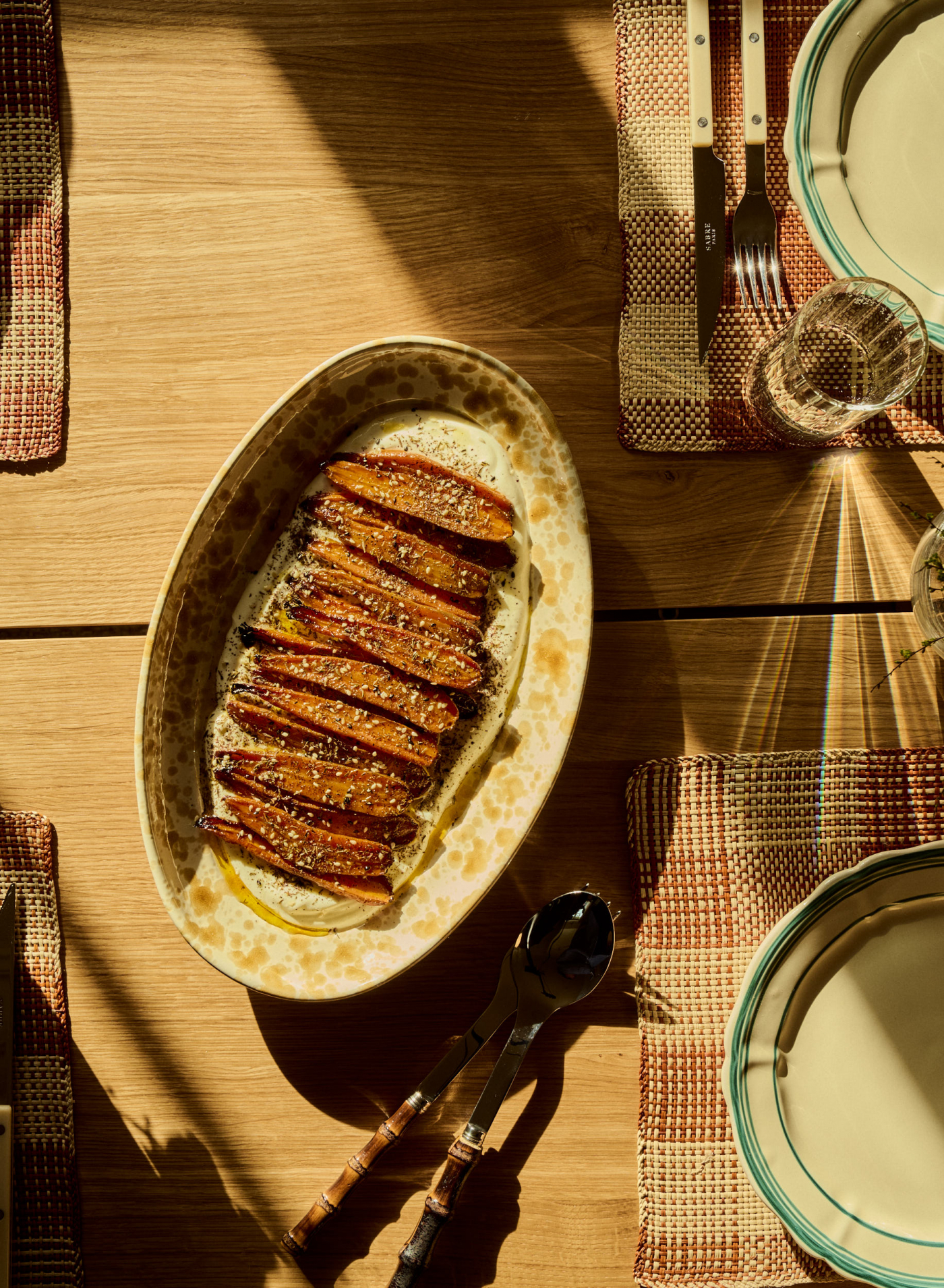 Serving Platter Spruzzi Ambra