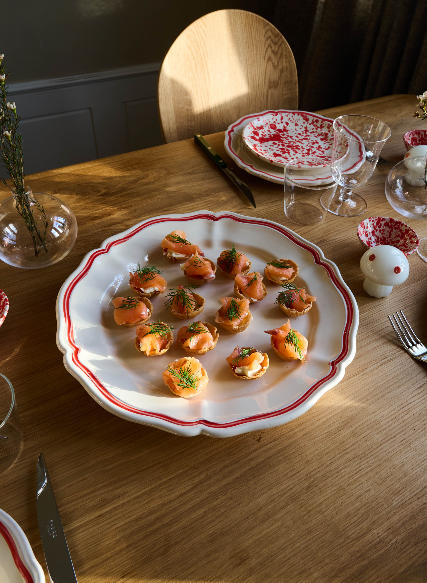 Platter Baccellato Rigio Rosso