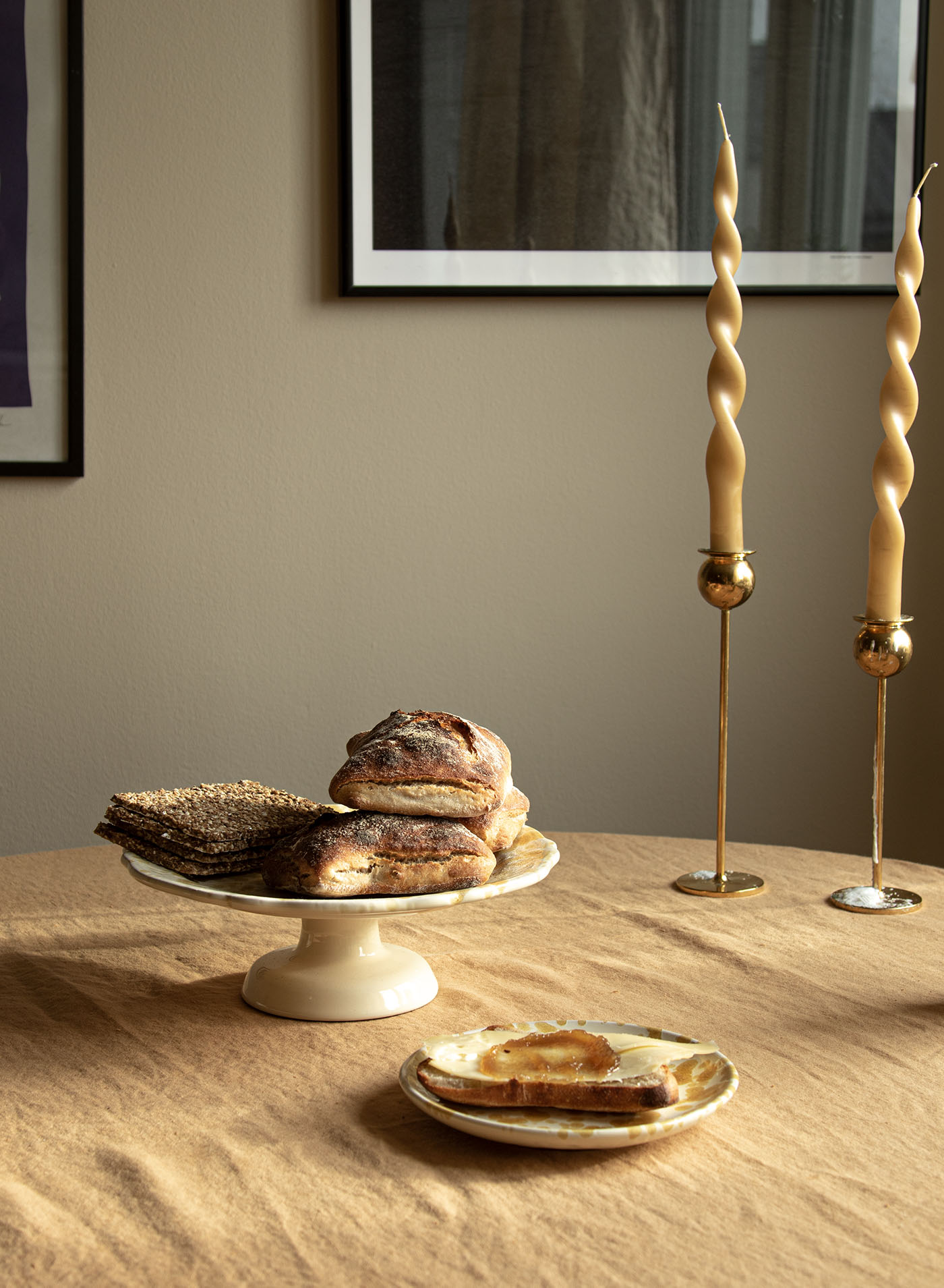 Small Plate Spruzzi Ambra