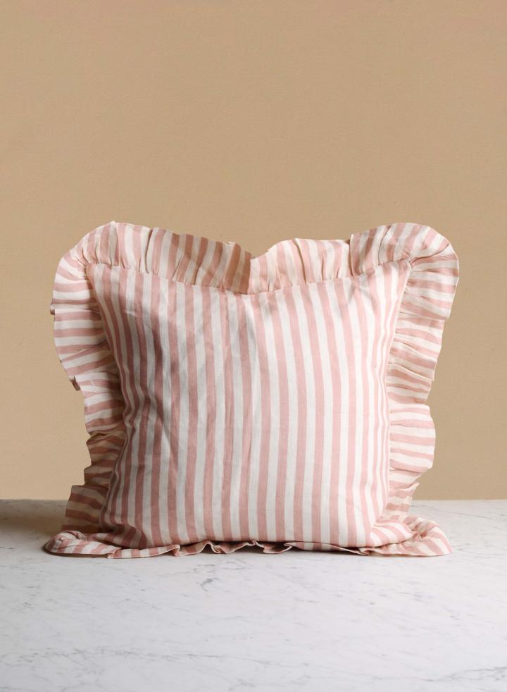 Cushion Cover  Blush Candy Stripe