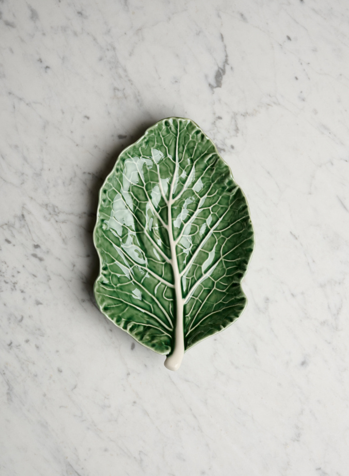 Serving Platter Cabbage Leaf 
