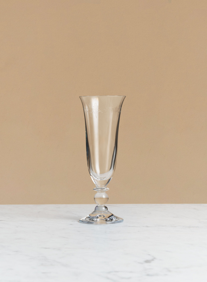 Champagne glass Fleur-de-lis