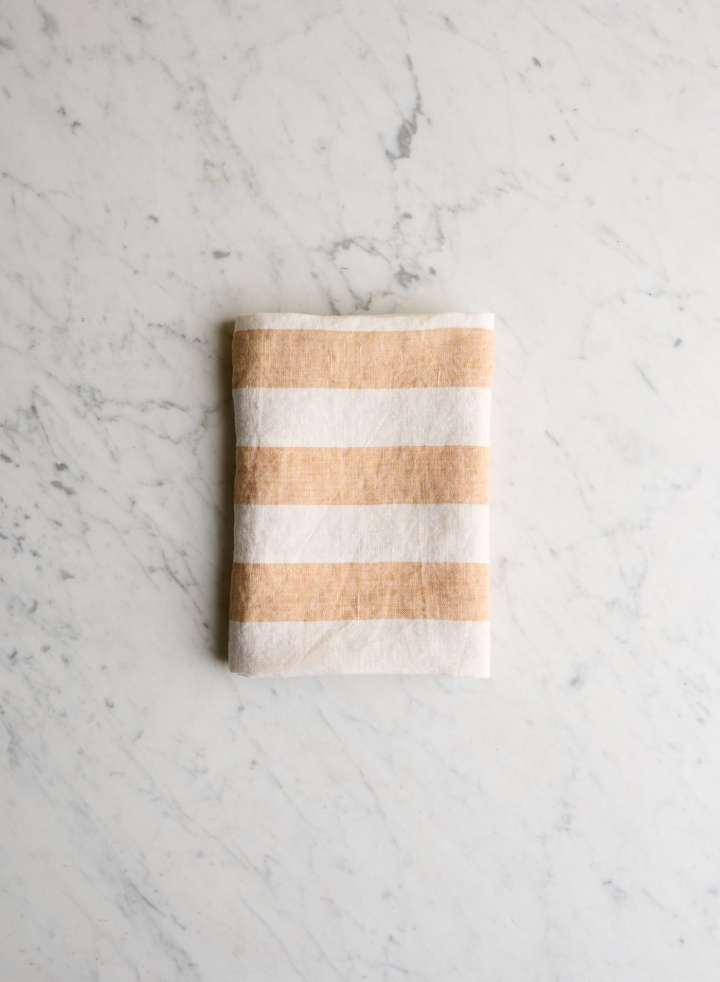 Kitchen Towel Noisette/Blanc