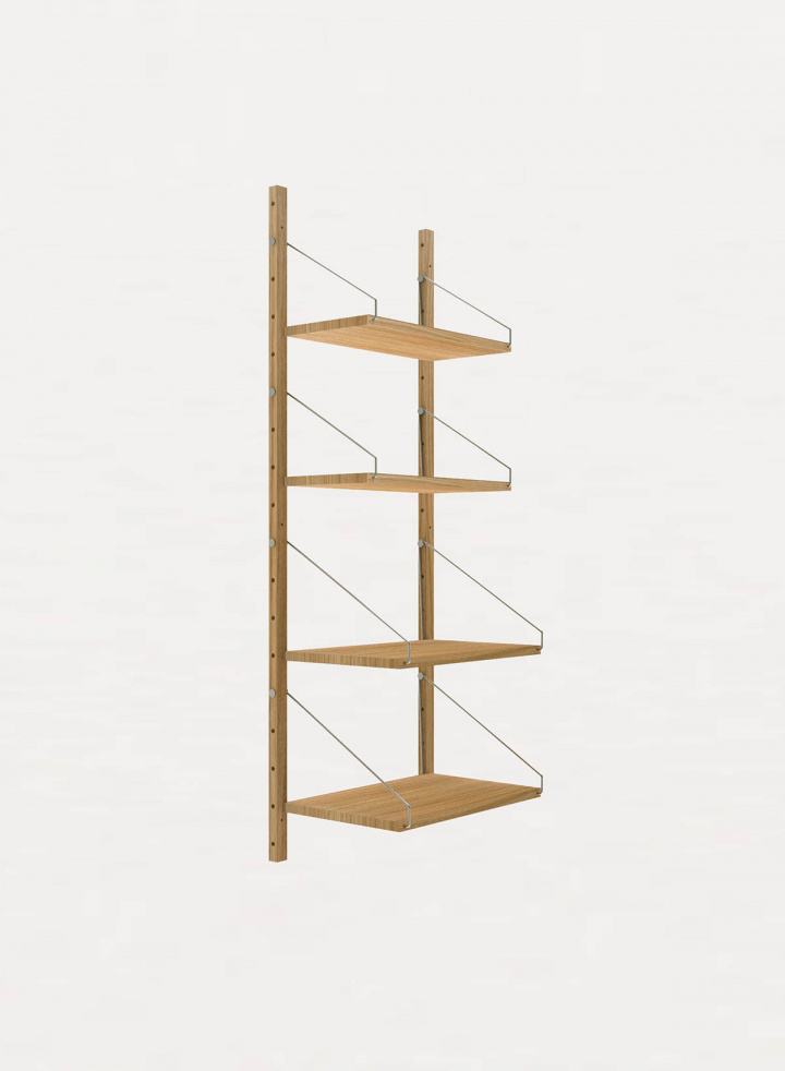 Single Section H114,8cm Natural | Shelf Library