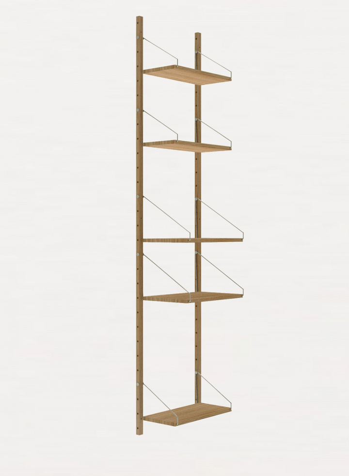 Shelf Library Natural | W40 Section H185,2 cm