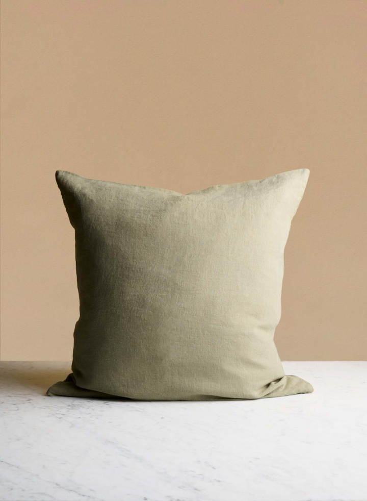 Linen Cushion Fennel