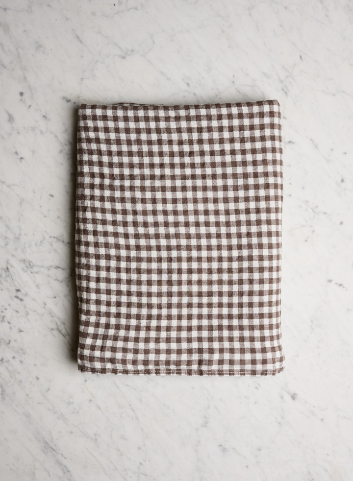 Tablecloth Brown Gingham