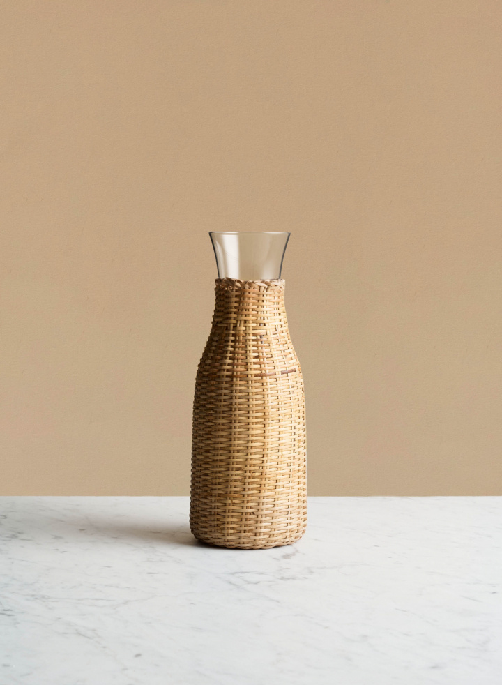 Carafe with Rattan