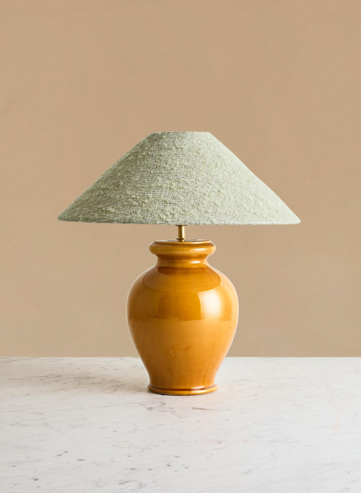 Table Lamp Alto Mustard | Ampio Mint Green