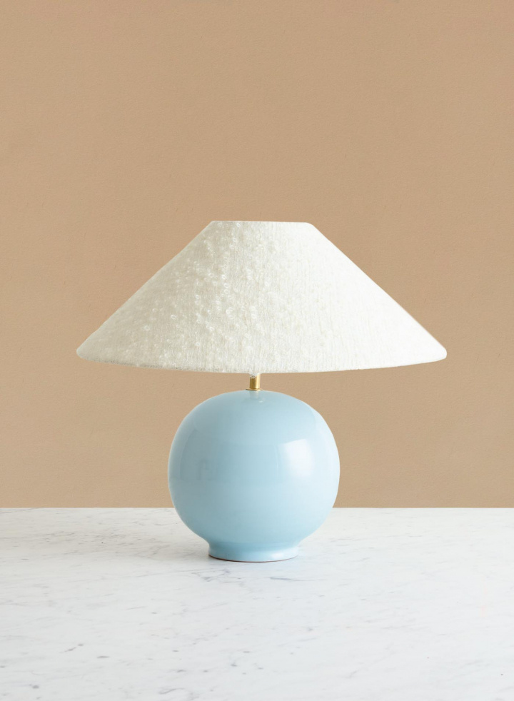 Table Lamp Tondo Celeste | Ampio White