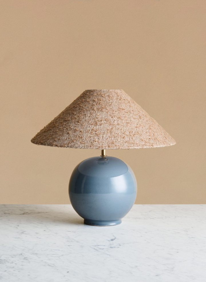 Table lamp Tondo Blu | Ampio Caramel