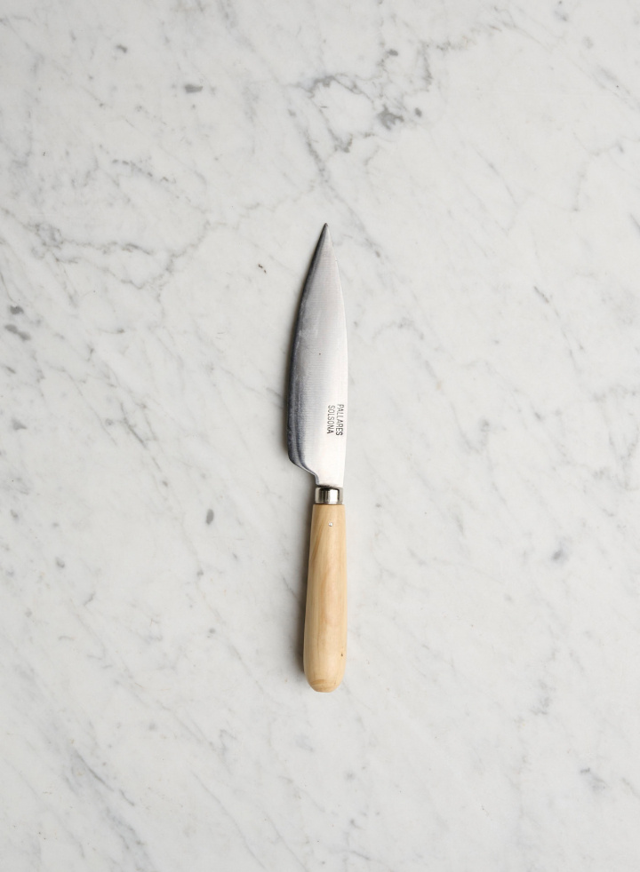 Kitchen Knife Boxwood/Carbon Steel 13cm