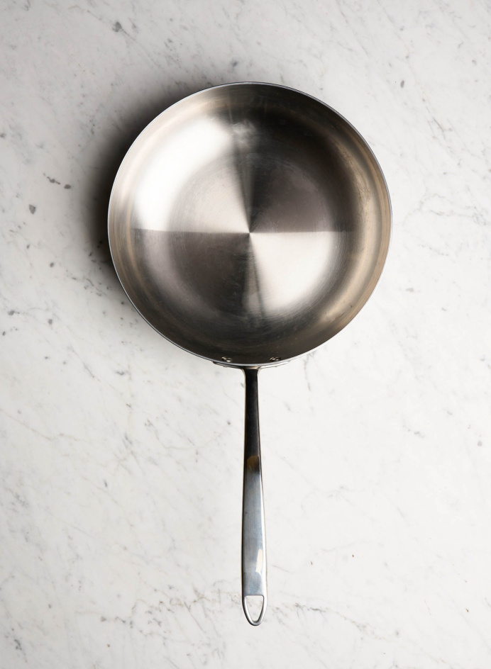 Frying Pan Stainless Steel D28 cm in the group Kitchen / Cooking / Pots & Frying Pans at Tambur Store AB (AGNALUM111B28)