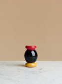 Salt & Pepper Grinder Beech Wood Red, Yelllow And Black
