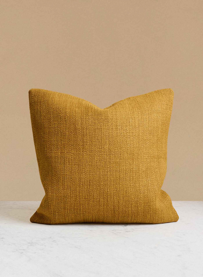 Cushion 50x50 Chalet Ocre in the group DETAILS / TEXTILE / DECORATIVE PILLOWS at Tambur Store AB (ASTCH586050X50)