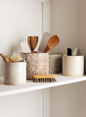 Spatula Olive Wood Perforated